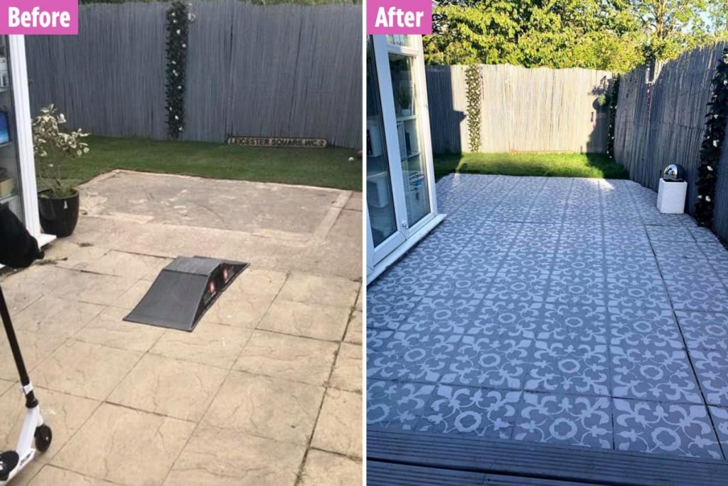 best patio paint before-after