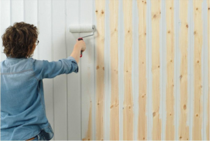 How To Paint Wood Paneling