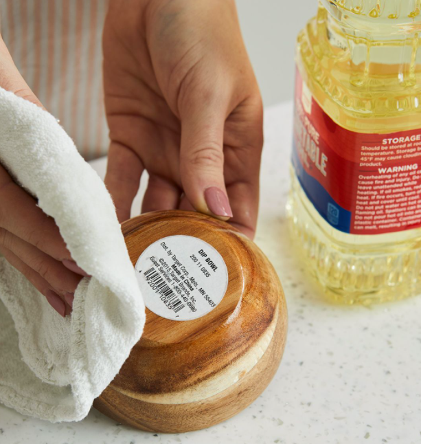 How To Remove Stickers From Wood With Vegetable Oil