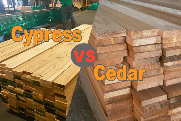 Cypress vs Cedar Wood