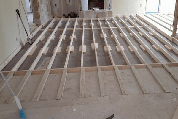 How to Raise a Floor with Wood