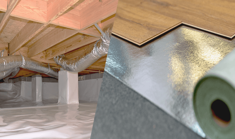 Vapor Barrier vs Underlayment